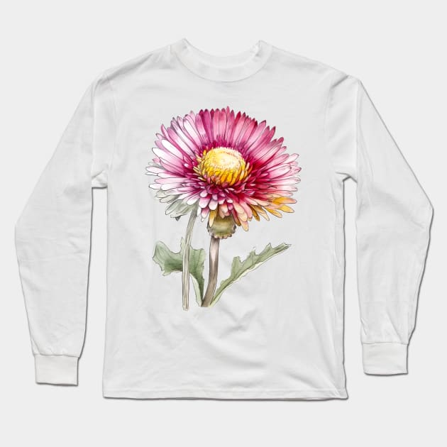 abstract summer flower Long Sleeve T-Shirt by tos42